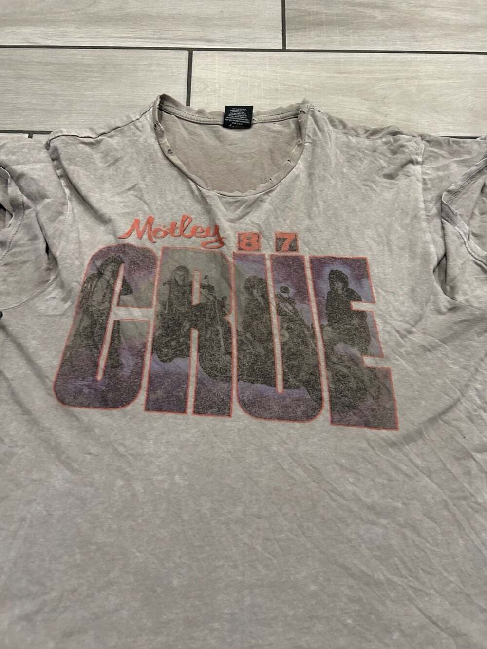 Motley Crue 1987 Girls Girls Girls Tour T-Shirt